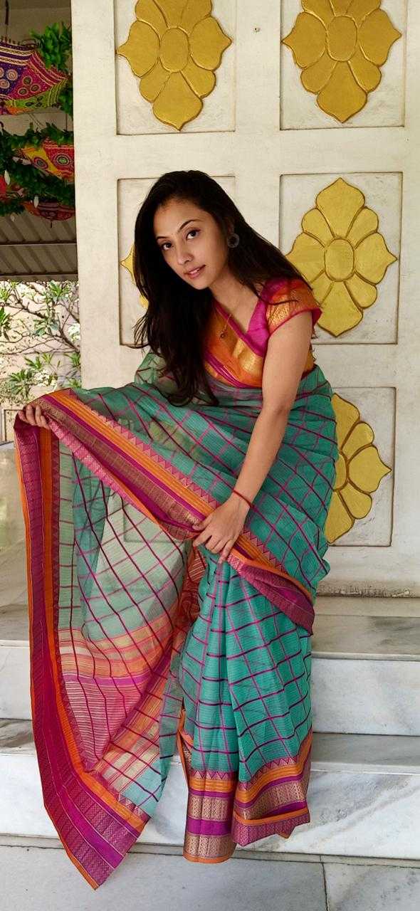 YNF KOTA SILK RWC KESARYA SAREES WHOLESALE LADIES INDIAN KOTA DORIA SAREES MANUFACTURER